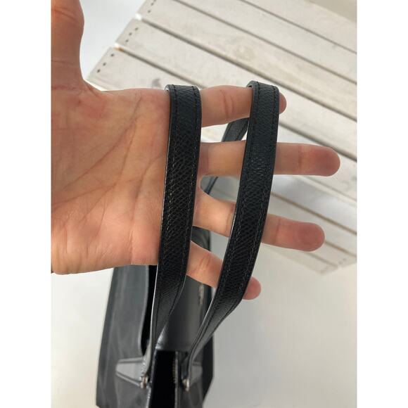 COACH 33475 BLACK NYLON SIGNATURE PRINT WOMENS SHOULDER BAG - Picture 12 of 16